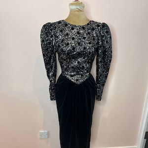 80s Dynasty Dress Etsy UK