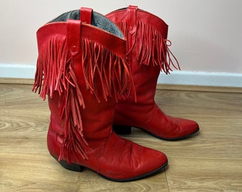 red dingo boots