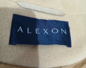 Vintage ALEXON Wool Coat Women's Camel 