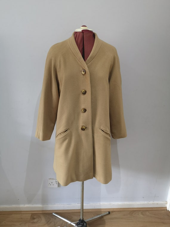 Beige camel coat women's clearance
