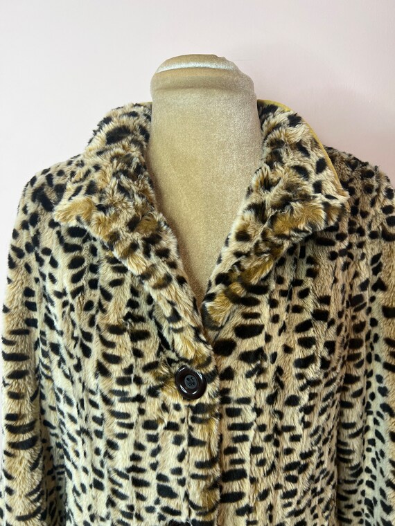 Leopard print coat, Chamonix faux fur coat, anima… - image 4