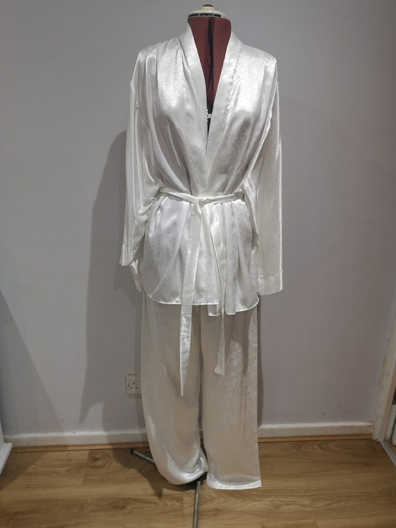 Vintage David Nieper pyjamas, silky pyjamas, satin