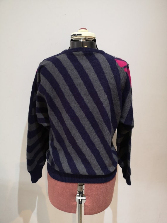 A vintage Jacques Vert 1980's jumper,80's jazzy s… - image 7