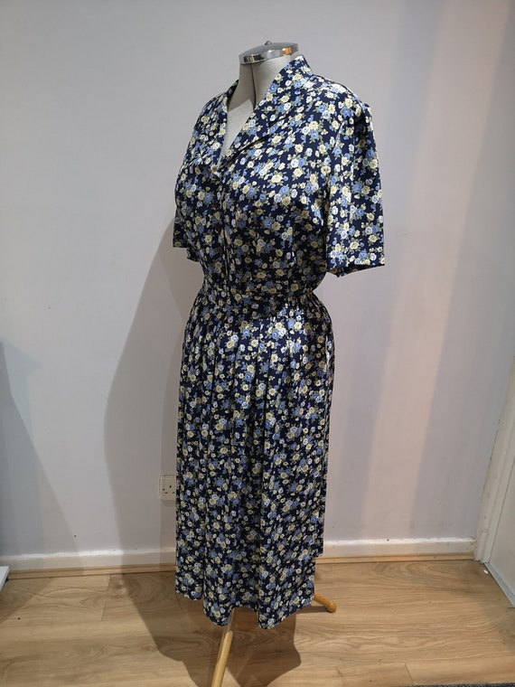 Vintage 1980's EASTEX floral skirt and blouse set,