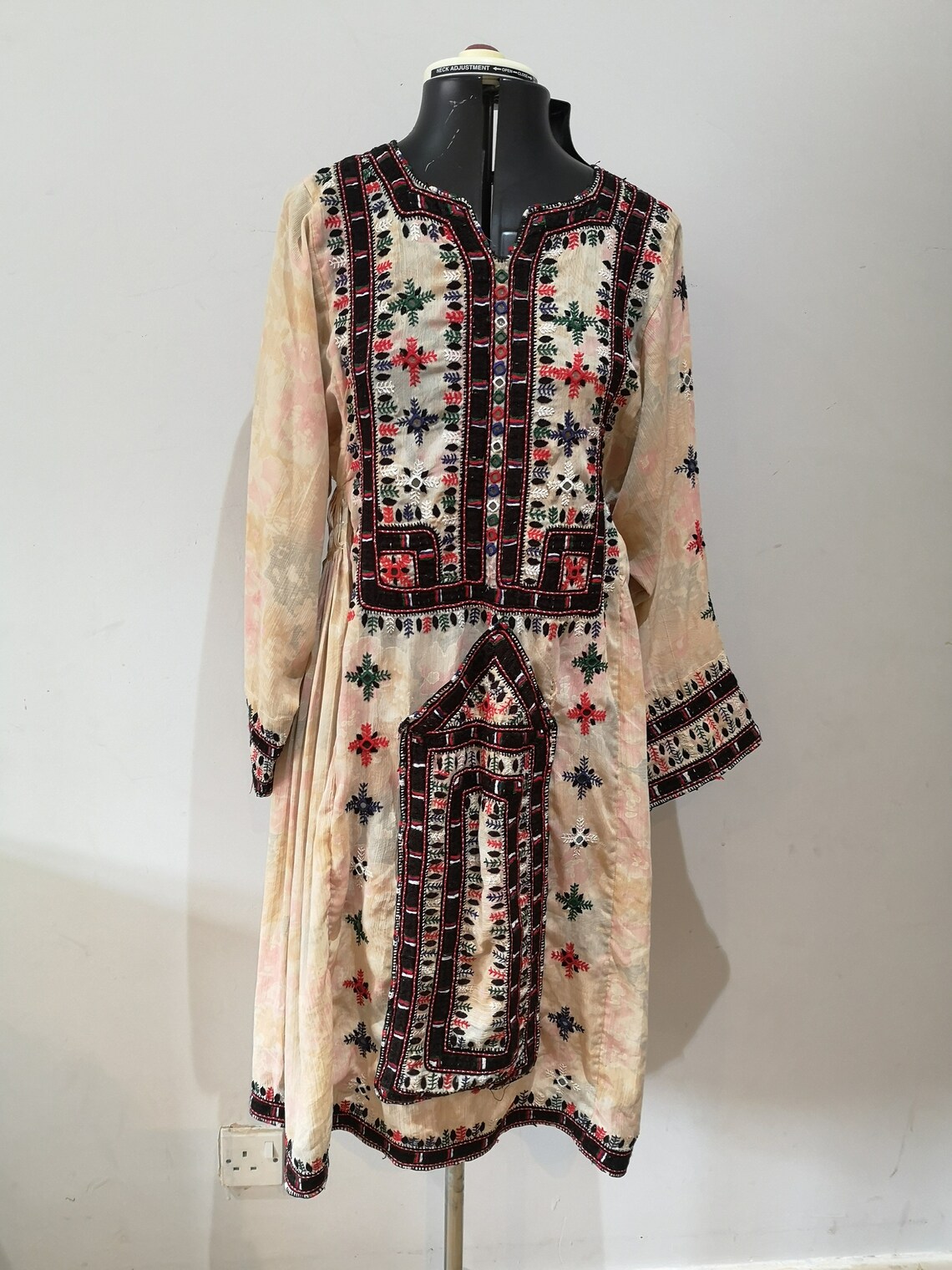 Vintage Afghan kaftan embroidered kaftan afghan dress. UK 8 | Etsy