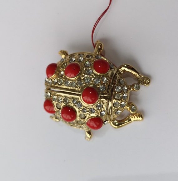 voguebijoux　ブローチ Vintage 1960's VOGUE BIJOU Ladybird Brooch, Vogue Bijou Bug