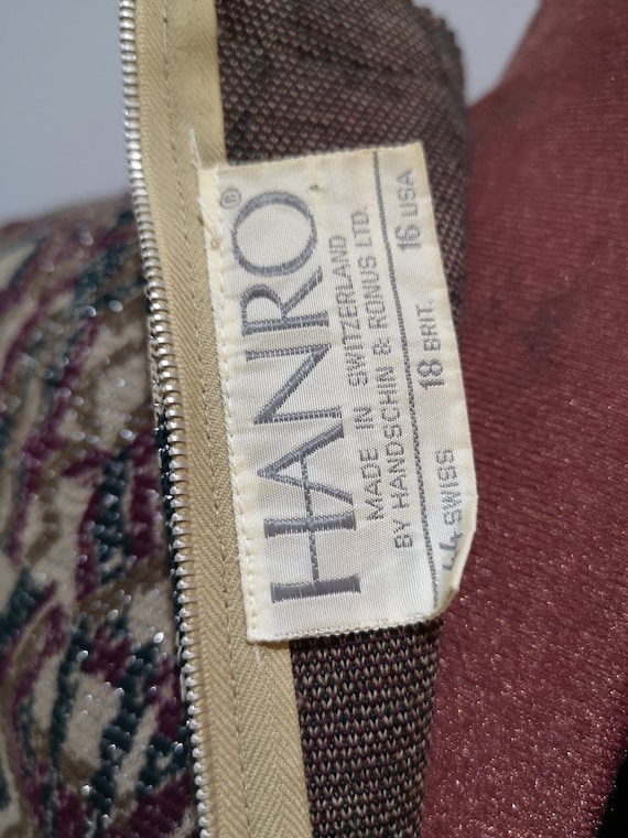 Vintage 1960's HANRO of Switzerland metallic wool… - image 10