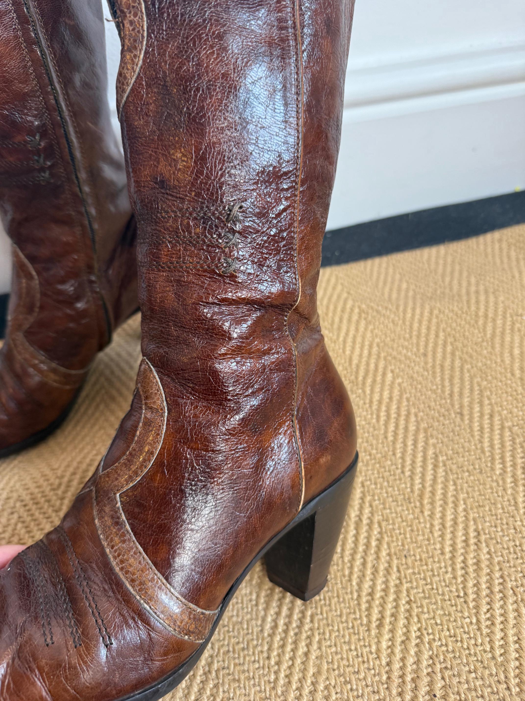 00s tornadomart westernboots suède y2k M 00s tornadomart westernboots suède y2k M - メルカリ