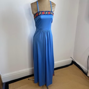 70s Embroidered Dress - Etsy UK 70s Embroidered Dress - Etsy UK