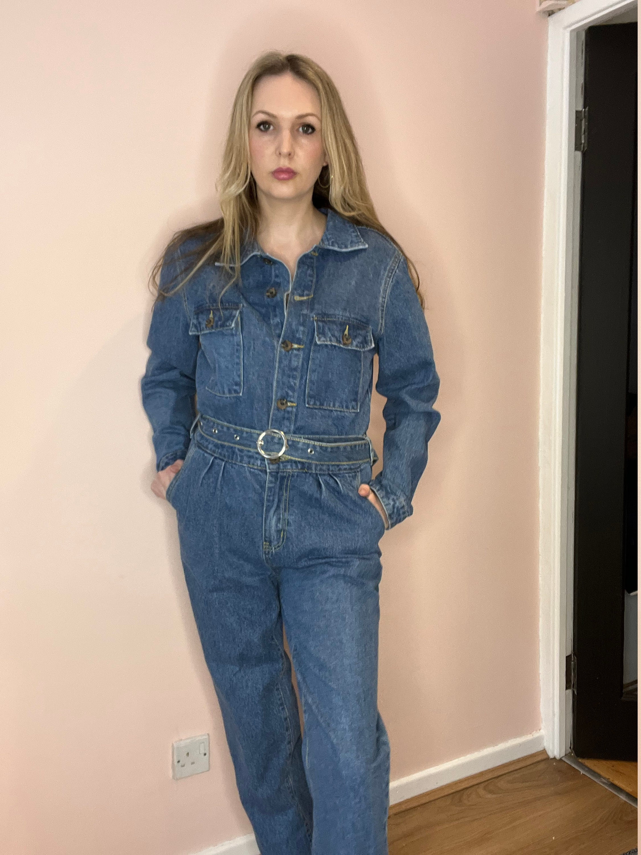 Vintage 1980's Denim Jumpsuit 80's 