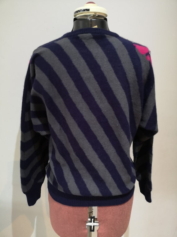 A vintage Jacques Vert 1980's jumper,80's jazzy s… - image 9