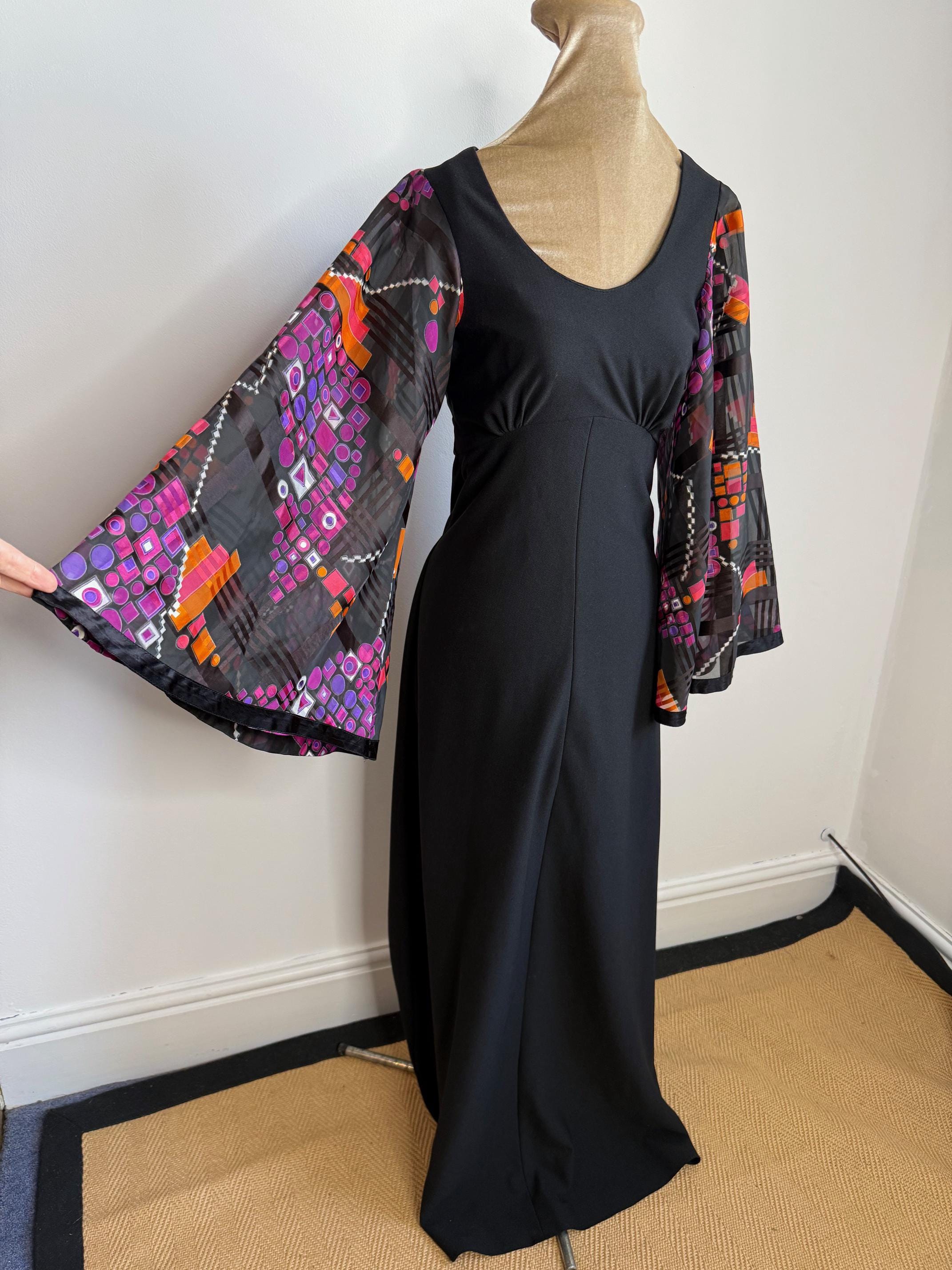 70s Wedding Guest Dress - Etsy UK