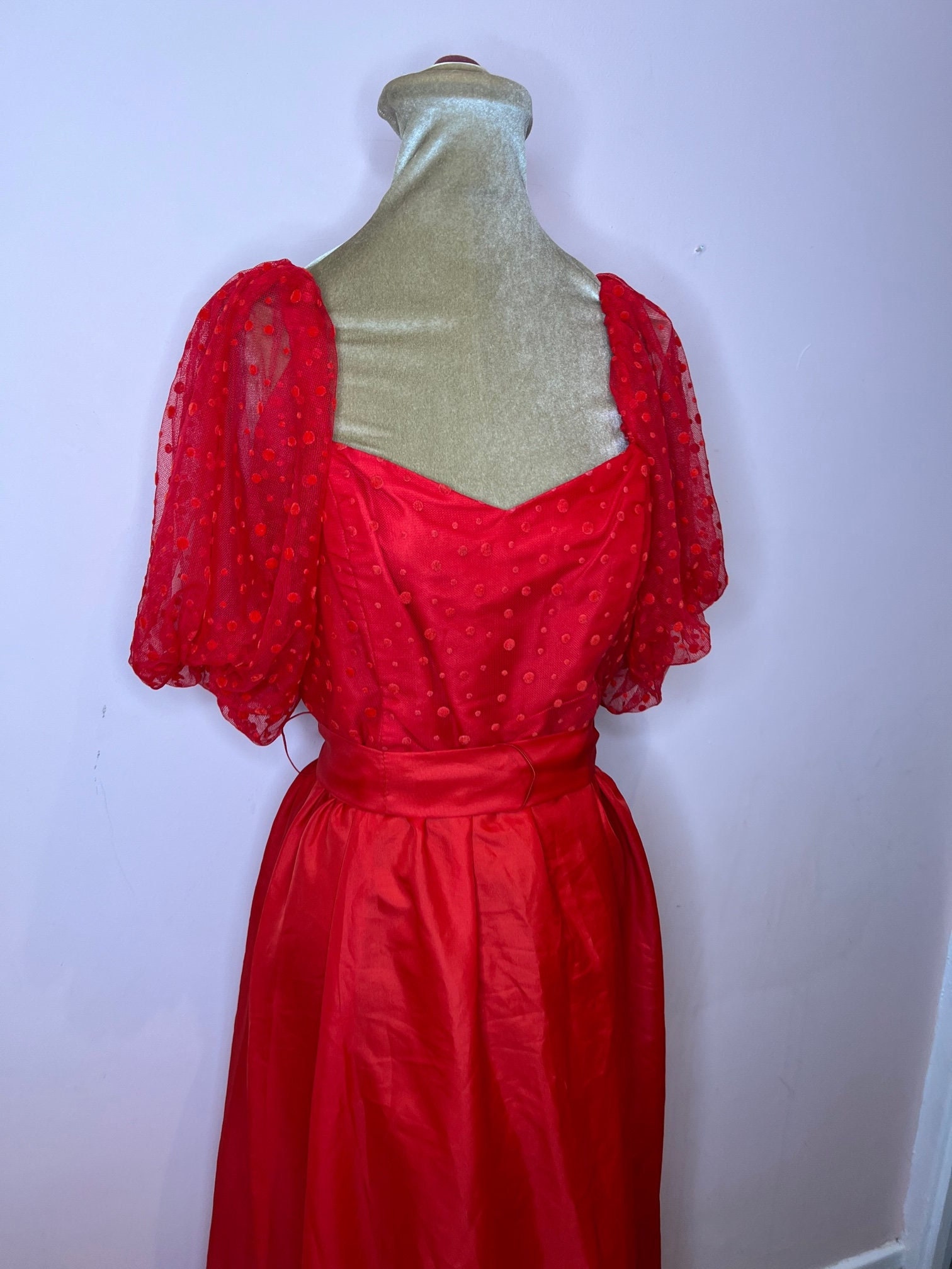 17+ Red Dress With Puff Sleeves