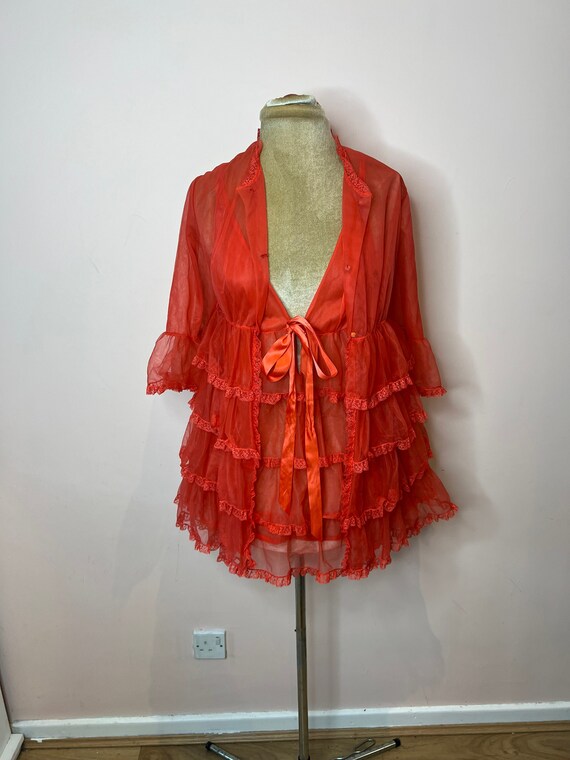 Vintage ruffled best sale nightgown