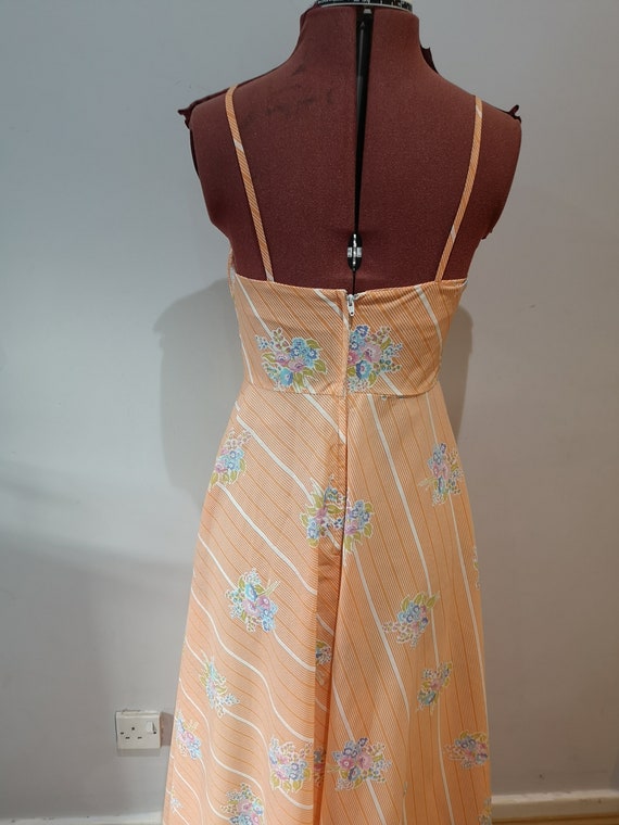 1970's QUAD maxi dress, 70's vintage long dress, … - image 8