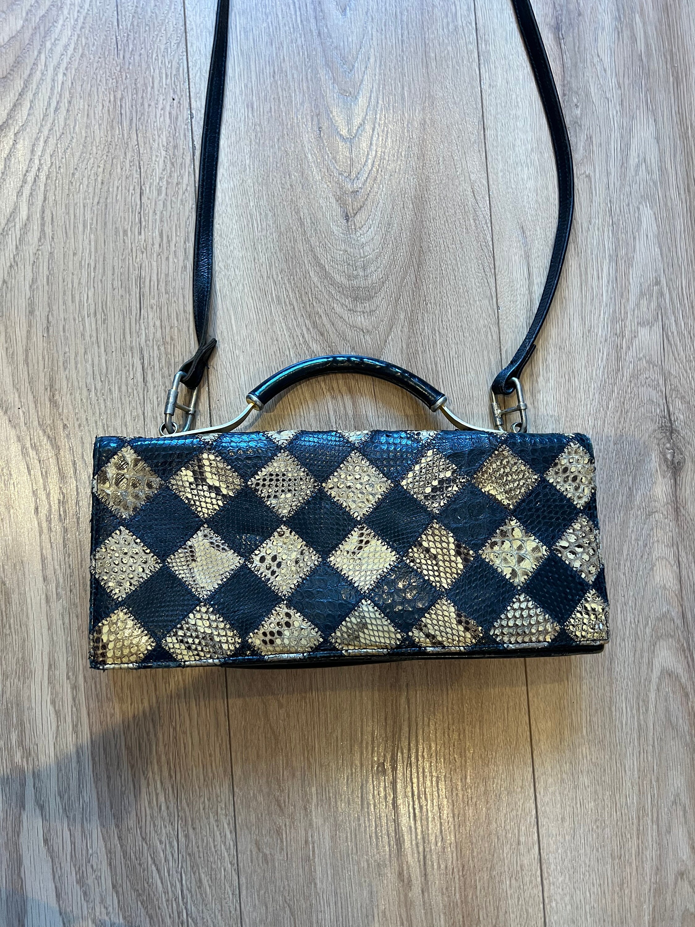 Snakeskin handbags deals for sale