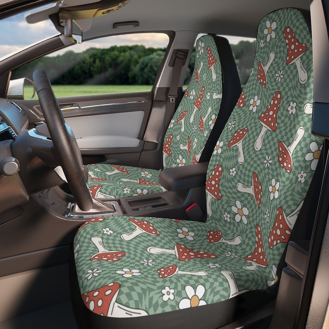 Spice Up Your Ride The Unexpected Charm Of Tan And Green Checkered Car Seat Coversfeed