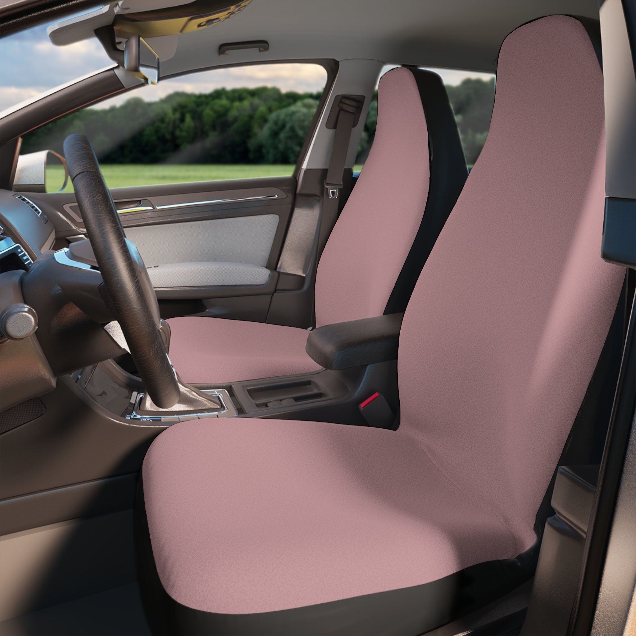 Kaufe Rosa Autositzbezug für Frauen und Mädchen, niedliches Autositzkissen,  Universal-Plüsch-Innenschutzmatte, Auto-Abdeckung