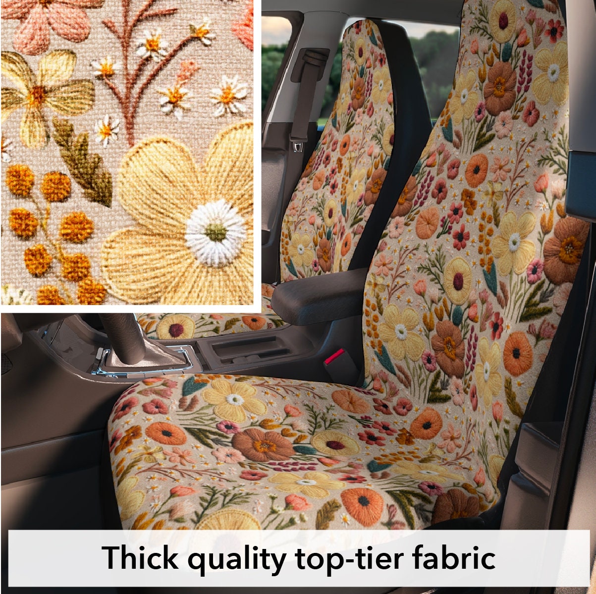 Floral seat deals covers