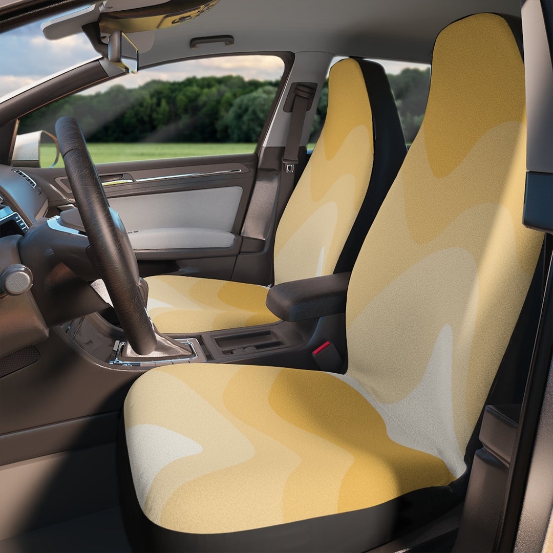 Buy Samoan Sun Retro Groovy Car Seat Covers, Minimalist Car Seat Covers for  Vehicle for Women, Boho Hippie, Aesthetic Car Accessories Online in India 