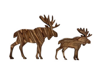 Moose Handcrafted Decorative Baltic Forest Wooden