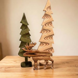 Moose Handcrafted Decorative Baltic Forest Wooden