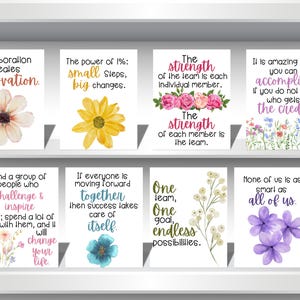 Teamwork Posters, PLC Room Decor, Office Bulletin Board (PDF) image 2
