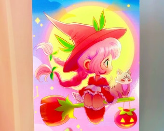 Tomato Witch Mini Print