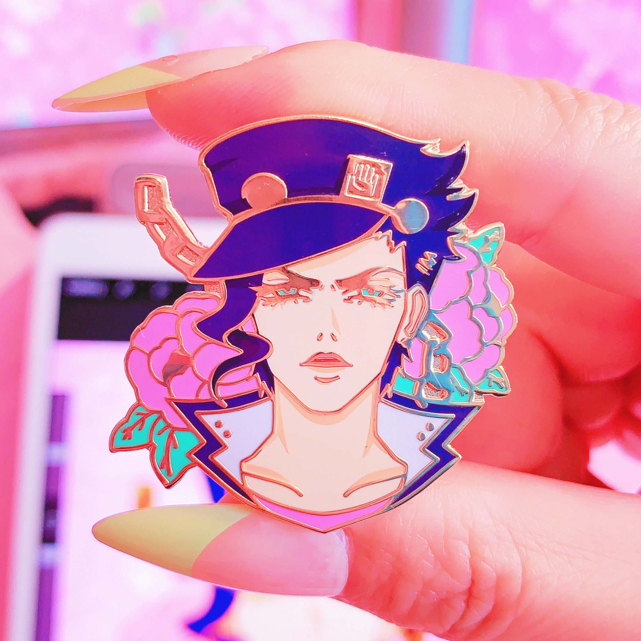 JoJo's Bizarre Adventure Jotaro Kujo 3.5 Iron On Patch Anime Stardust  Crusaders