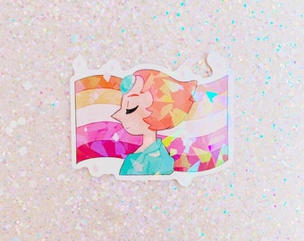 Steven Universe Pride Holographic Stickers