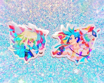 Holographic Promare Stickers