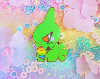 Rainbow Larvitar - PokePride Enamel Pin