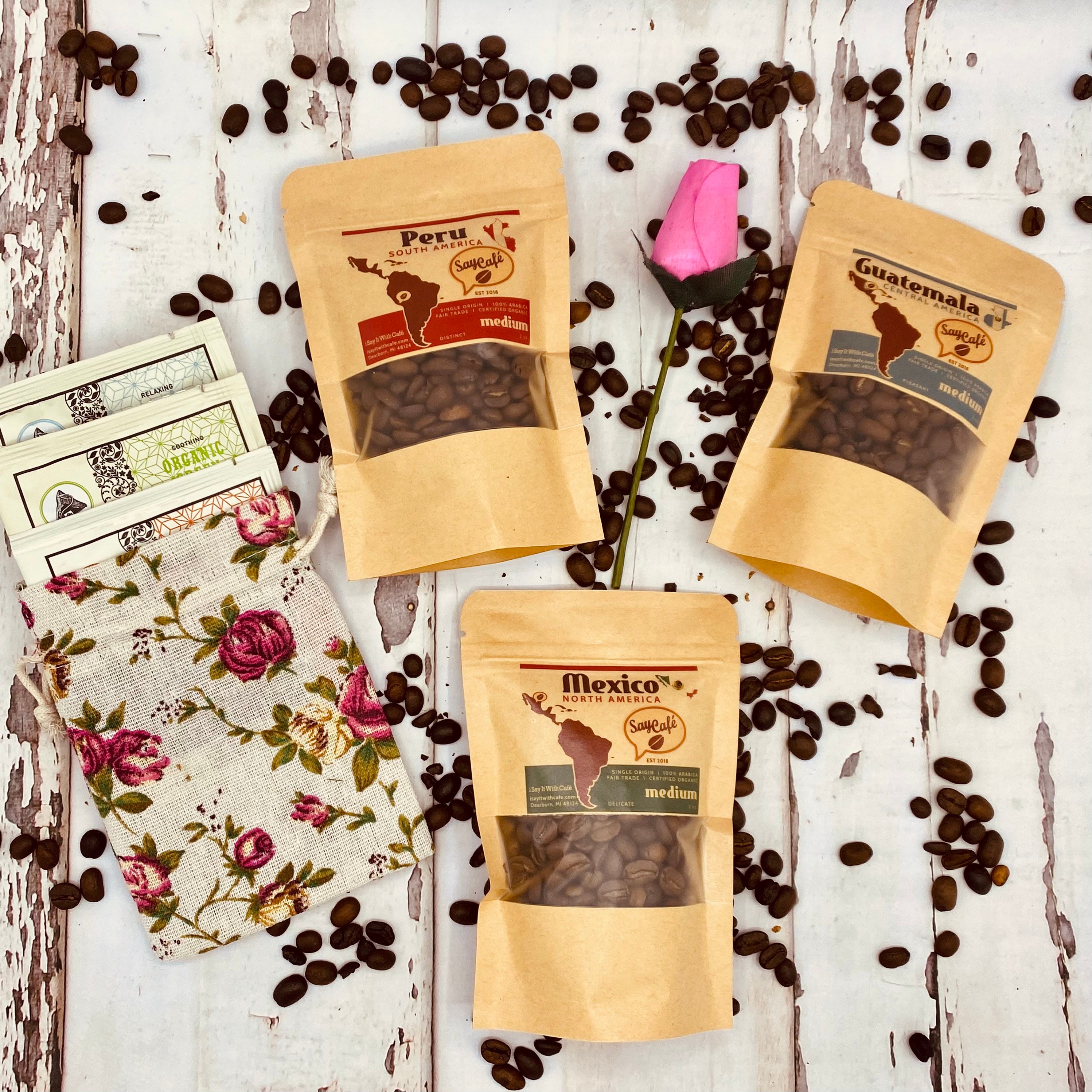 Coffee and Tea Mini Sampler for Her Specialty Coffee and Tea Etsy