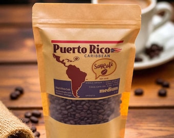 Puerto Rican Single-Origin Coffee: Medium Roast, Caramel Notes