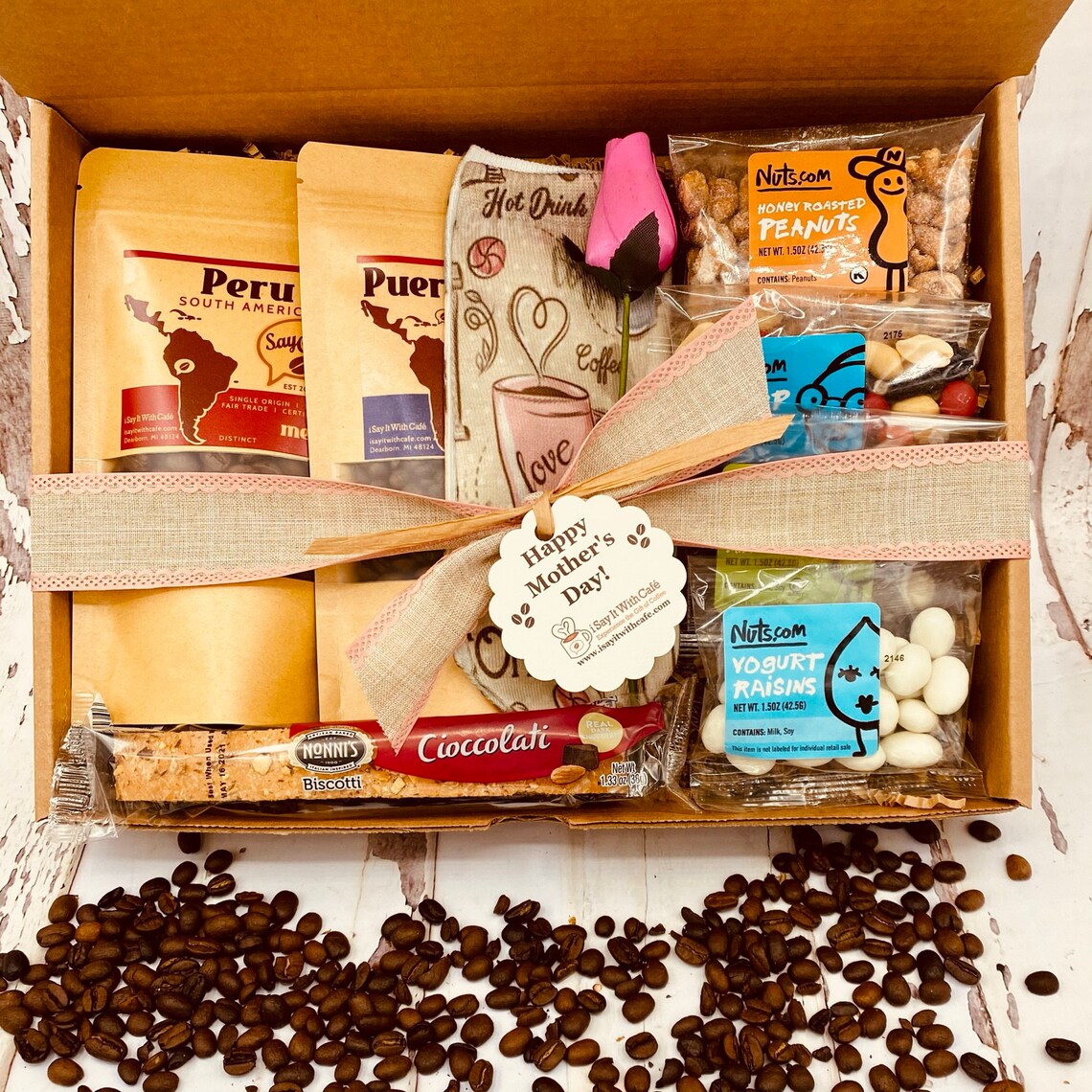 Coffee Box for Her Coffee Gift Box with Treats and Novelties Etsy