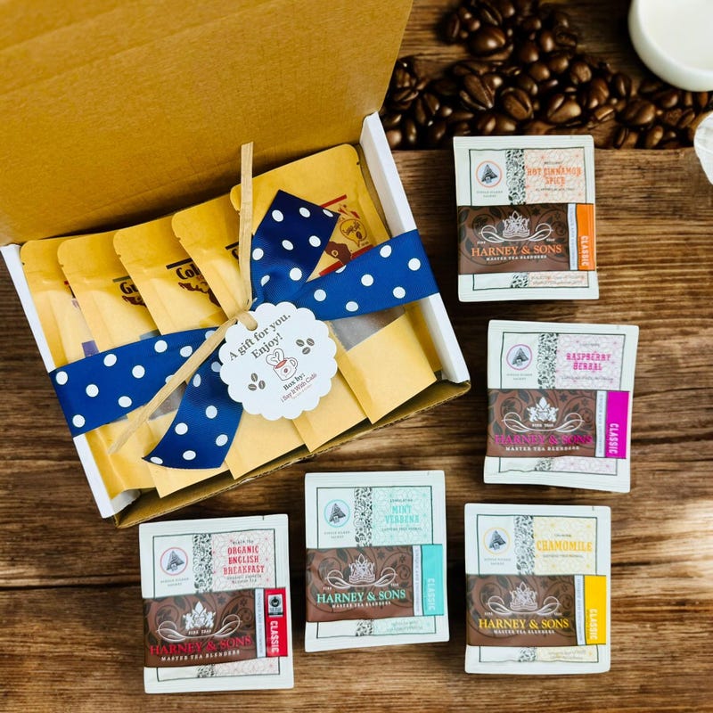 Custom Tea Sampler Box - Etsy