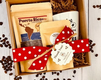 Gourmet Coffee Gift Box: Specialty Coffee & Mug Set