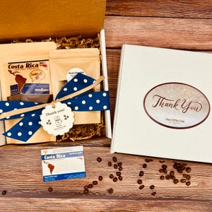 Coffee and Treats Gift Box, Custom Gift Box, Coffee Gift Set, Corporate Gift, Coffee Lover Gift Box, Care Package Gift Box