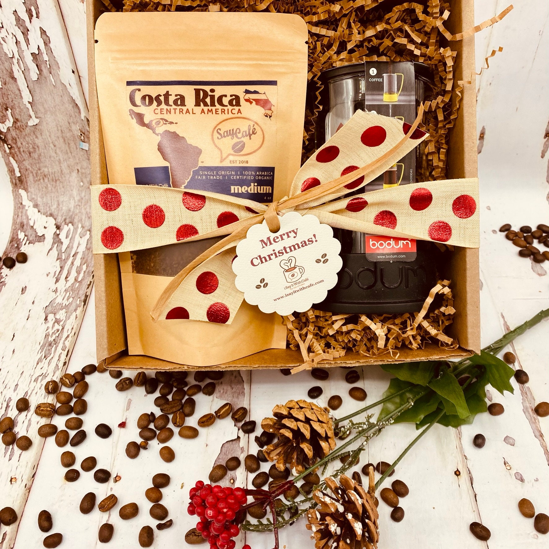 Boost Healthy Espresso Gift Box for Coffee lovers, An Italian Espresso Machine Set for Women and Men, Birthday, Holidays, or Special Occasions Gifts