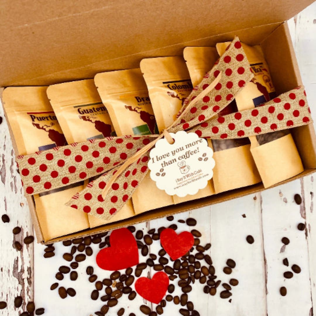 Coffee Sampler Gift Box, World Coffee Sampler, Single Origin Coffees