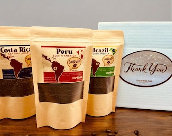 Single Origin Coffee Gift Box: Gourmet Coffee Lover Set