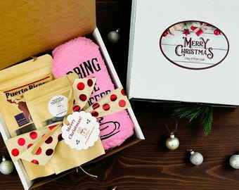 Coffee Gift Set: Gourmet Single-Origin Coffee & Cozy Socks