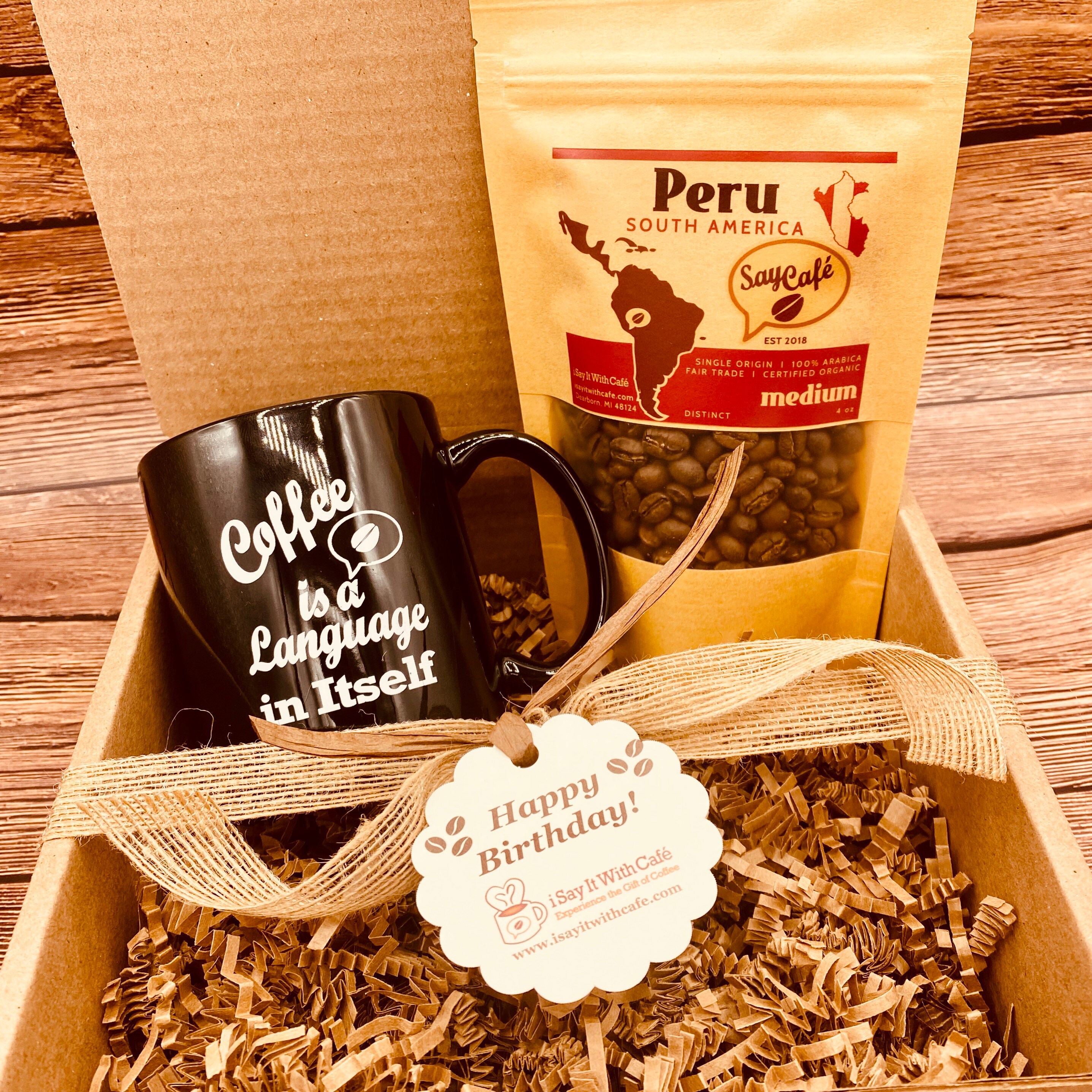 Coffee and Mug Gift Set Coffee a Treat & Coffee Is a Etsy