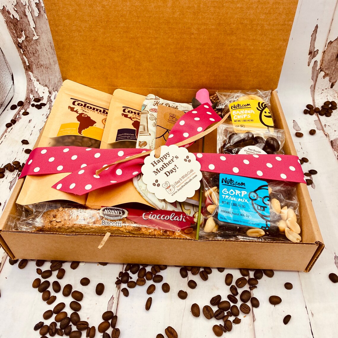 Coffee Box for Her Coffee Gift Box with Treats and Novelties Etsy