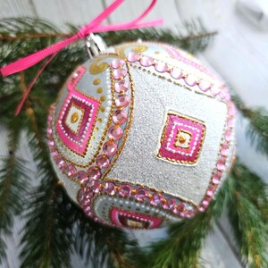 Christmas Ornament. Hand painted.