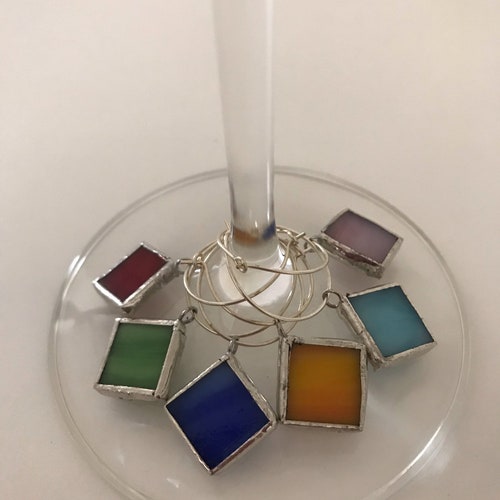 Tassel Wine Glass Charms Gold Wine Bar Accessory for Etsy