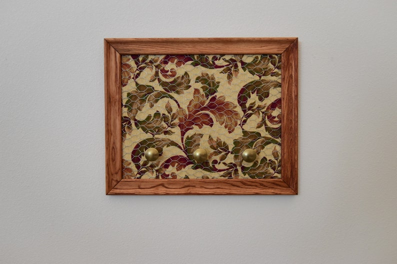 Necklace Holder Wood Frame Jewelry Storage Wall Mounted Jewelry Organizer Jewelry Holder Aviary Wire Earring Holder