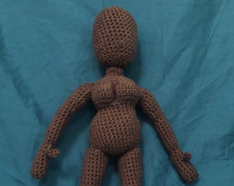 Crochet 12" Female Doll B Base Pattern