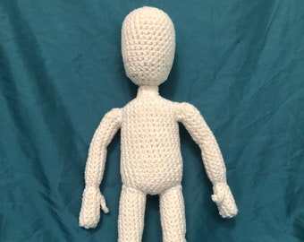 Crochet 12" Male Doll Base Pattern