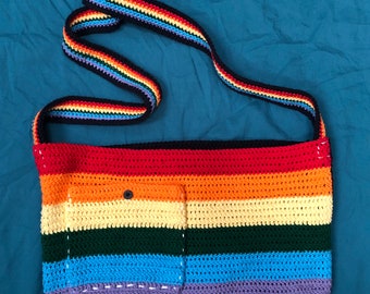 Crochet Gay Pride Bag Pattern